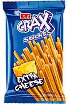 Eti Stick Cheese Crackers - 123g