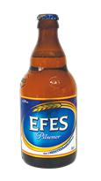 Efes Turkish Beer - classic brown bottle - 50cl