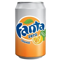 Fanta Orange Zero Can 330ml