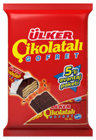 Picture of Ulker Chocolate Wafer 36g (5 in 1 package)