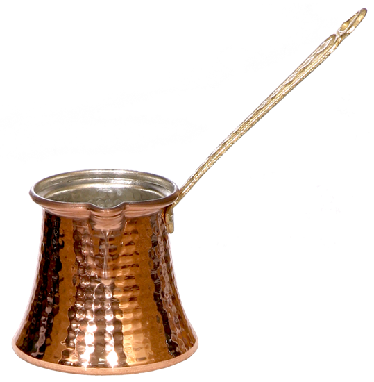 Picture of Copper Turkish coffee pot/cezve - Medium
