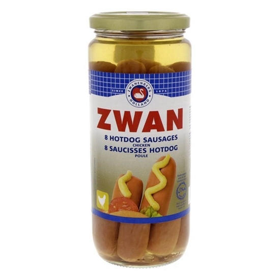 Picture of Zwan 8 Beef Hotdog Sausages - Halal