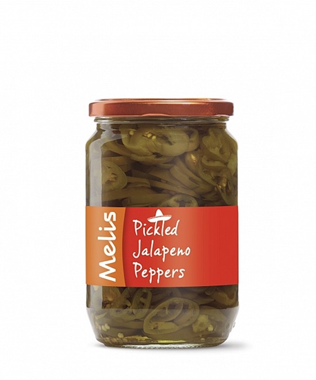 Picture of Melis Pickled Jalapeno Pepper Slices - Tursu