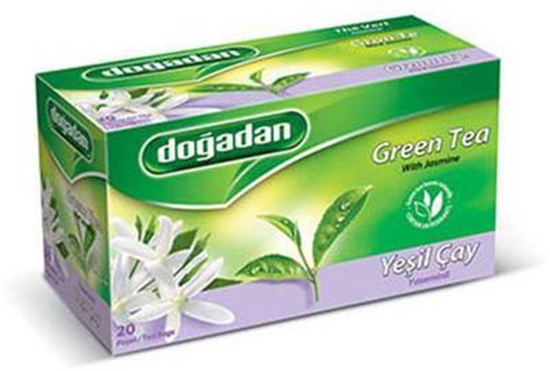 Dogadan  Green Tea with Jasmine - Yaseminli Yesil Cay– 20 Tea Bags