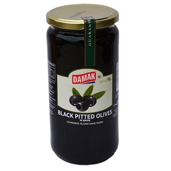 Damak Black Olives Pitted - Oyulmus Siyah Zeytin 720g