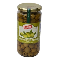 Damak Green Olives Pitted - Oyulmus Yesil Zeytin 720g