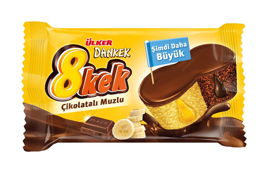 Ulker Dankek - 8 Cake Chocolate & Banana 42g