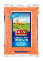 Duru - Split Red Lentils - Kirmizi Yaprak Mercimek - 1kg