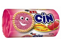 Eti Cin Strawberry Jelly Biscuit - Cilekli Biskuvi - 350g