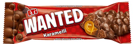 Eti Wanted Caramel Chocolate Bar