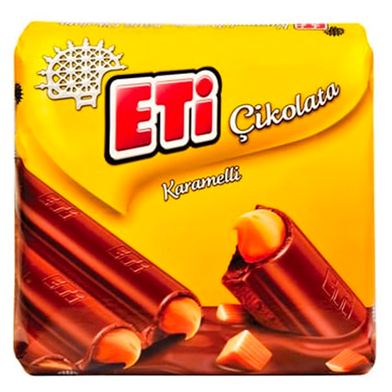 Eti Milk Chocolate With Caramel - 70g