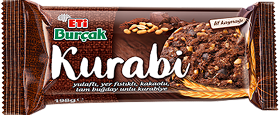 Eti Burcak Kurabi - Whole Wheat Cookie With Oatmeal Peanuts And Cocoa - 200g