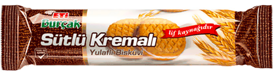 Eti Burcak Oat Biscuit With Milk Cream - 100g