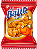Eti Fish Shaped Cracker - Balik Kraker - 110g