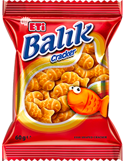 Eti Fish Shaped Cracker - Balik Kraker - 85g