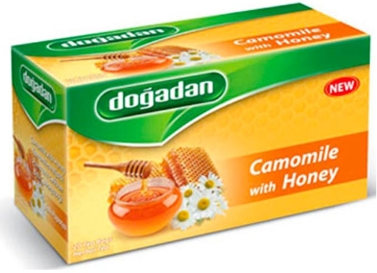 Dogadan Chamomile With Honey Tea Bags - Bal Ve Papatyali Poset Cay- 20x20g