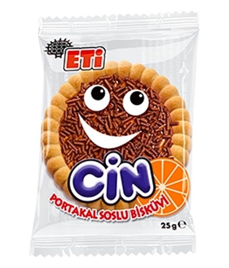 Eti Cin Orange Jelly Biscuit - Portakalli Biskuvi - 25g