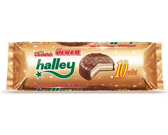 Ulker Halley Chocolate Biscuit 10x30g