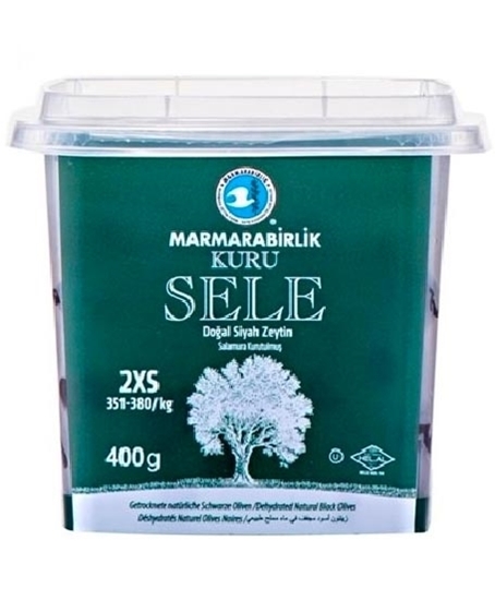 Marmarabirlik Dry Cured Sele Black Olives - Zeytin 400g