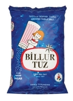 Billur Refined Salt - Iyotlu Sofra Tuzu - 1kg