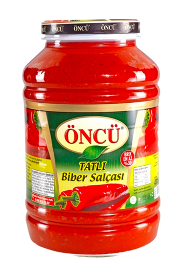 Oncu - Mild Pepper Paste - Tatli Biber Salcasi - 5kg