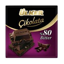ULKER 80% BITTER CHOCOLATE BAR 60G