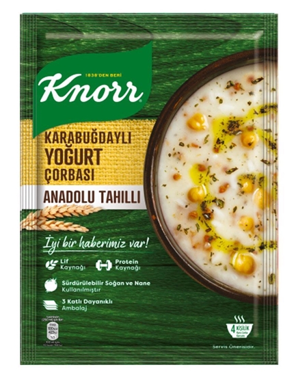 Knorr Yoghurt Soup With Buckwheat - Karabugdayli Yogurt Corbasi - 65