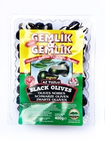 Gemlik & Gemlik - Black Olives Super Size Zeytin 400g