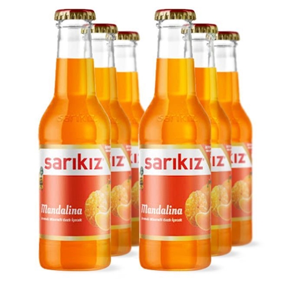 6pcs Sarikiz - Mandarin Soda - Sparkling Water - 6x250ml