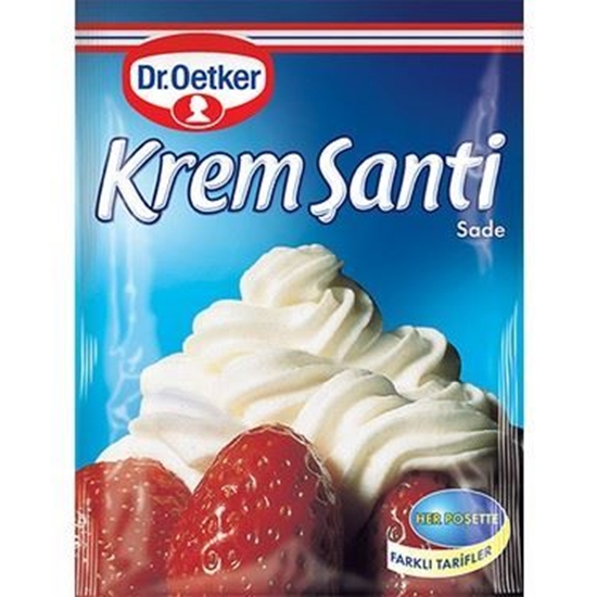 Dr Oetker Whipped Cream - Plain Krem Santi - Sade 75g