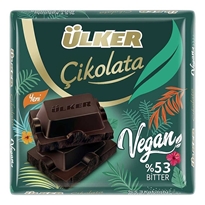 Ulker Vegan Bitter %53 Chocolate Bar 
