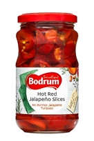 Bodrum Hot Red Jalapeno Slices - Aci Kirmizi Jalapeno Tursusu