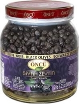 Oncu Olives In Brine - Natural Black Olives In Brine 3XS