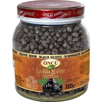 Oncu Olives In Brine - Natural Black Olives In Brine 2XS - Oncu Siyah Salamura Zeytin